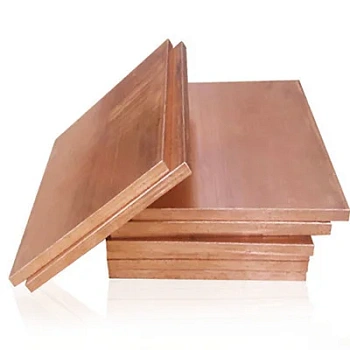 Медная плита для химического машиностроения 60х2500 мм М2 ТУ 48-21-427-80