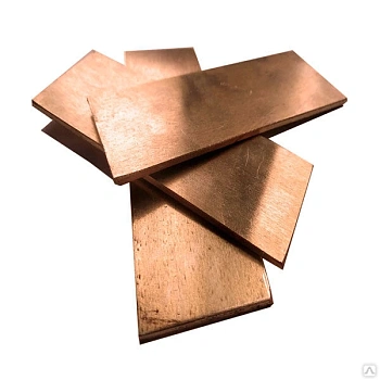 Шина бронзовая БрБНТ1.9 0.85х100 мм ГОСТ 1789-70 нулевая